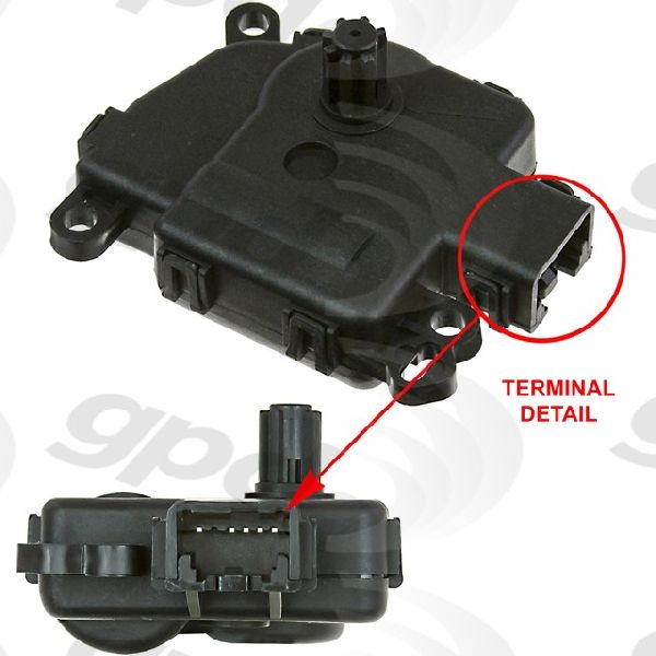 2007-2014 Lincoln Navigator HVAC Blend Door Actuator -  or Auxiliary (Global Parts)