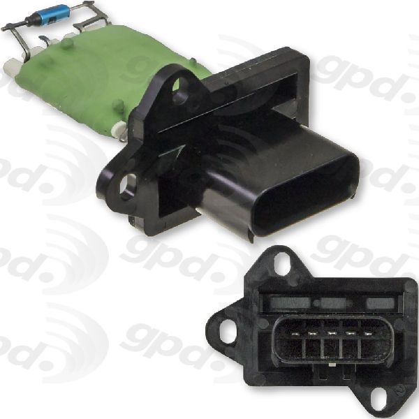 2007-2017 Lincoln Navigator HVAC Blower Motor Resistor - Rear (Global Parts)