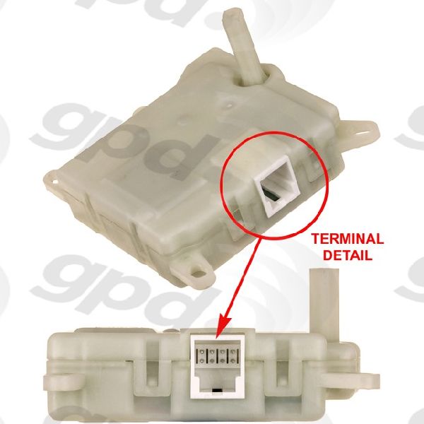 1991-1995 Ford Taurus HVAC Mode Door Actuator (Global Parts)