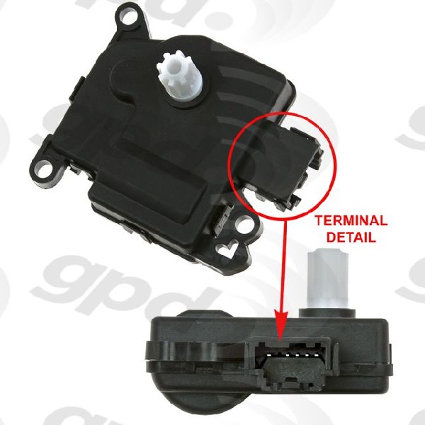 2014-2018 Dodge Durango HVAC Blend Door Actuator (Global Parts)