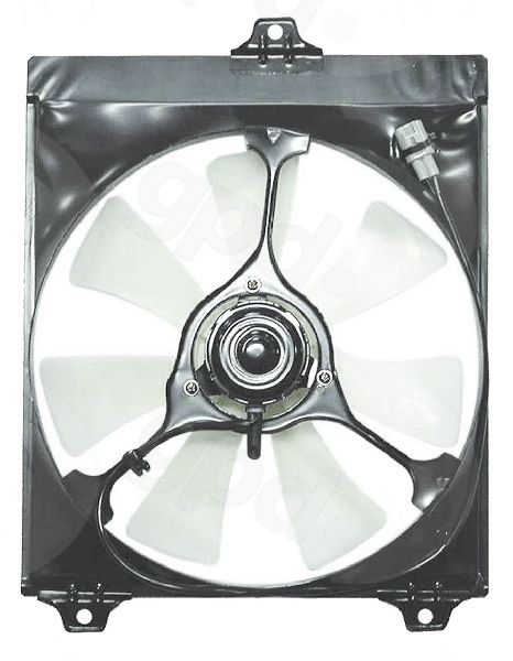 1995-1996 Toyota Camry Engine Cooling Fan Assembly - Right (Global Parts)
