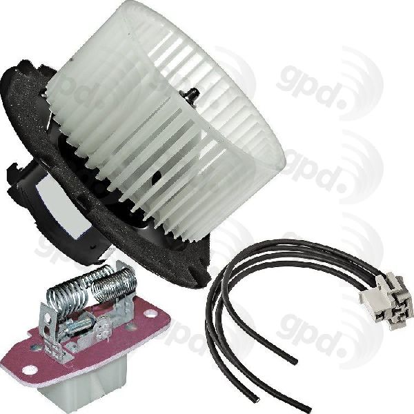 2002-2010 Ford E-150 HVAC Blower Motor Kit - Front (Global Parts)