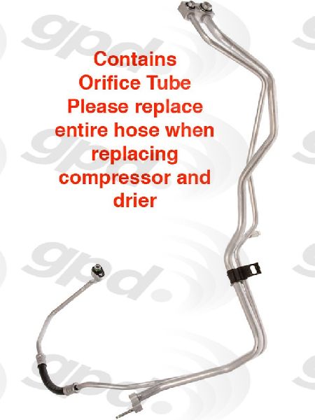 2009-2010 Jeep Compass A/C Suction and Liquid Line Hose Assembly (Global Parts)