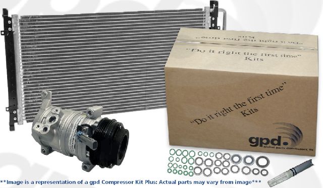 2007-2008 Mercedes-Benz E350 A/C Compressor and Component Kit (Global Parts)