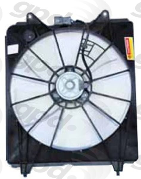 2007-2009 Honda CR-V Engine Cooling Fan Assembly - Left (Global Parts)
