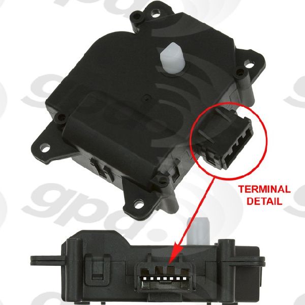 2003-2007 Cadillac CTS HVAC Recirculation Door Actuator (Global Parts)