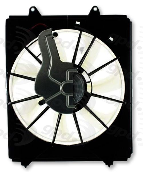 2011-2017 Honda Odyssey Engine Cooling Fan Assembly - Right (Global Parts)