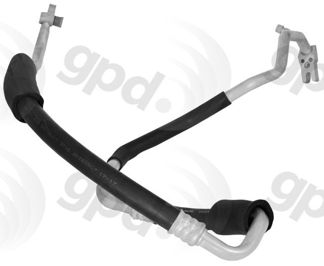 2003-2006 Hyundai Santa Fe A/C Refrigerant Suction Hose (Global Parts)