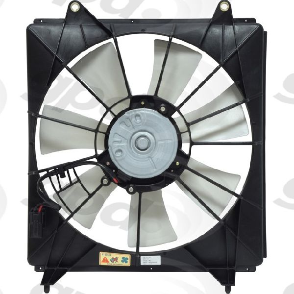 2009-2013 Acura TSX Engine Cooling Fan Assembly - Right (Global Parts)