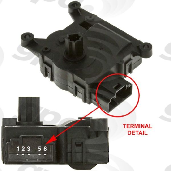 2008-2011 Ford Focus HVAC Mode Door Actuator (Global Parts)
