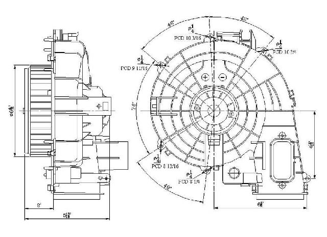 2004 Nissan Altima HVAC Blower Motor (Global Parts)