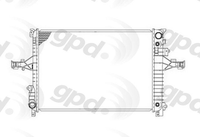 1999-2006 Volvo S80 Radiator (Global Parts)