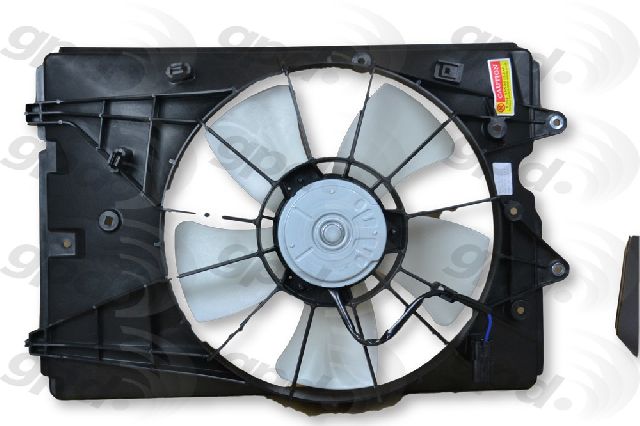 2009-2014 Honda Ridgeline Engine Cooling Fan Assembly - Left (Global Parts)