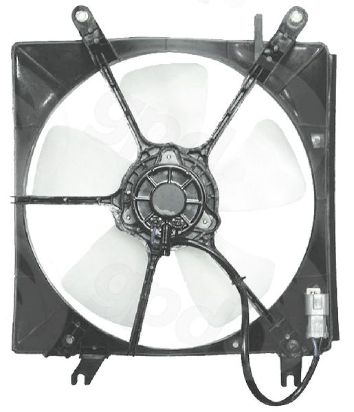 1998-1999 Acura CL Engine Cooling Fan Assembly - Left (Global Parts)