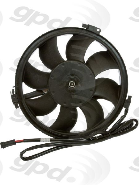 1998-2004 Audi A6 Engine Cooling Fan Assembly - Right (Global Parts)