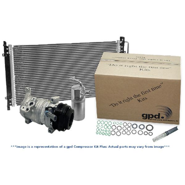 2011 Ford F-550 Super Duty A/C Compressor and Condenser Kit (Global Parts)