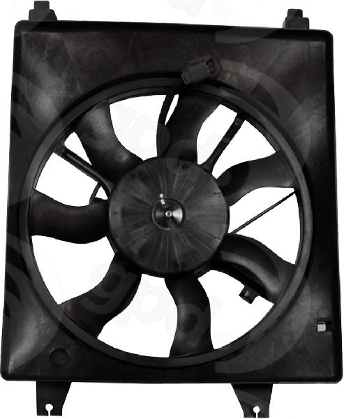 2006-2011 Kia Sedona Engine Cooling Fan Assembly - Right (Global Parts)