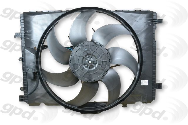 2013-2015 Mercedes-Benz GLK250 Engine Cooling Fan Assembly (Global Parts)