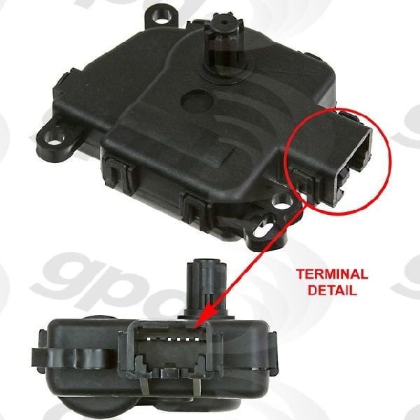 2004-2007 Ford Freestar HVAC Mode Door Actuator (Global Parts)