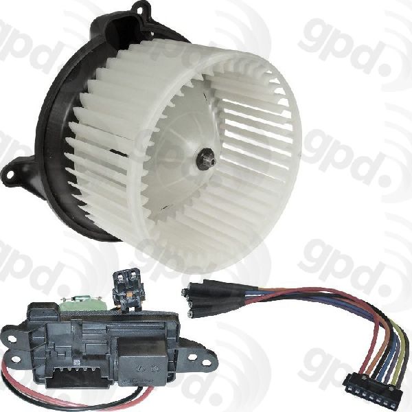 2003-2004 GMC Sierra 2500 HVAC Blower Motor Kit (Global Parts)