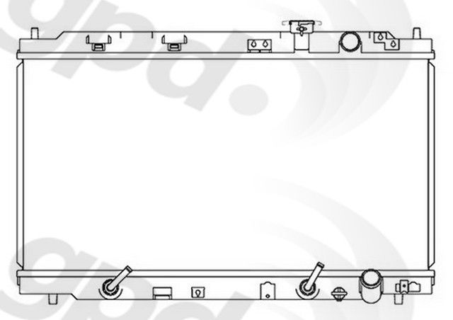 1994-2001 Acura Integra Radiator (Global Parts)