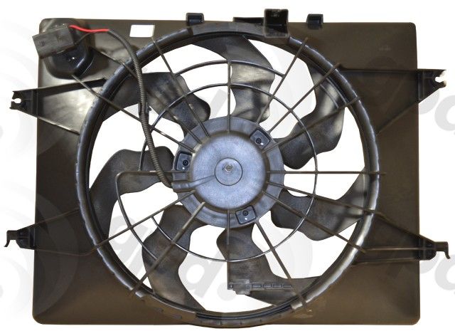 2011-2013 Hyundai Sonata Engine Cooling Fan Assembly (Global Parts)
