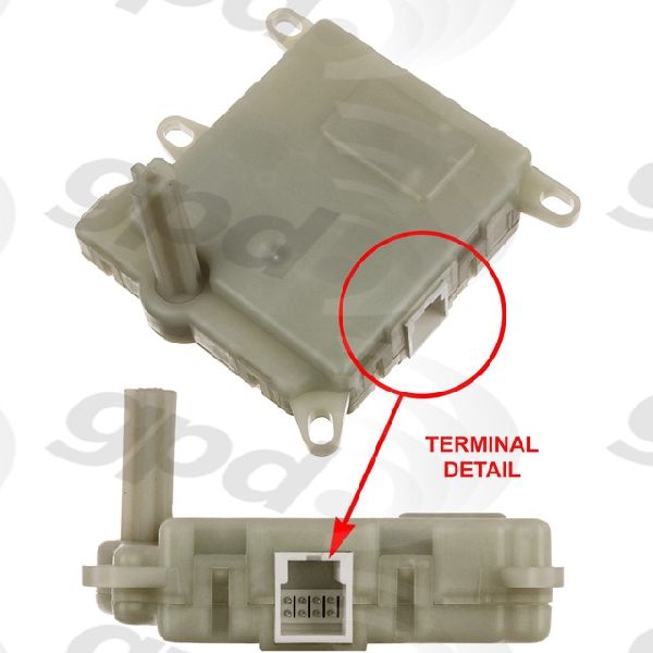 2003-2014 Lincoln Navigator HVAC Blend Door Actuator -  or Auxiliary (Global Parts)
