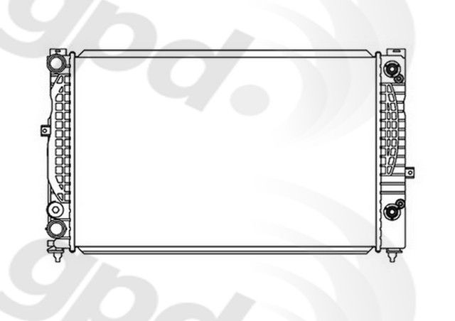 1996-2001 Audi A4 Radiator (Global Parts)