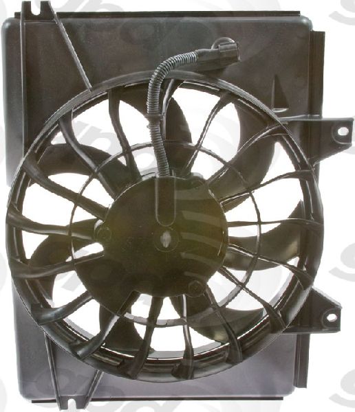 2002-2005 Kia Sedona Engine Cooling Fan Assembly - Right (Global Parts)