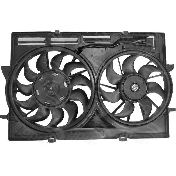 2008-2012 Audi S5 Engine Cooling Fan Assembly (Global Parts)