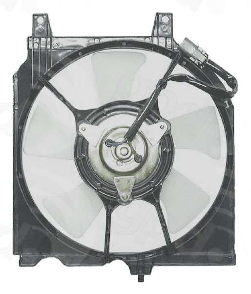 1991-1999 Nissan Sentra Engine Cooling Fan Assembly - Right (Global Parts)