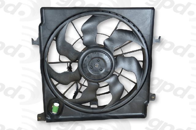 2014 Hyundai Sonata Engine Cooling Fan Assembly (Global Parts)