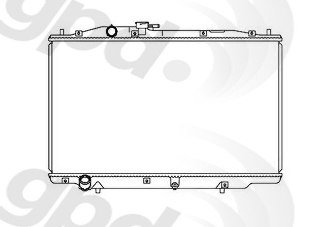 2004-2006 Acura TL Radiator (Global Parts)
