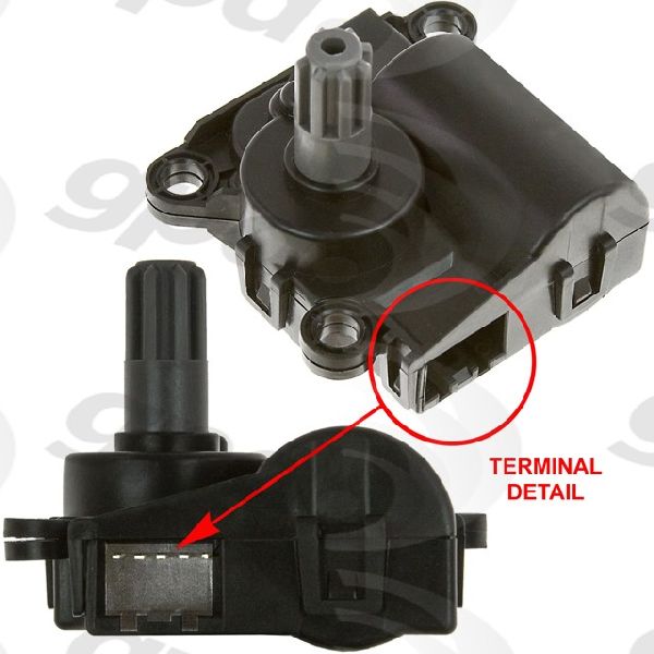 2014-2016 Hyundai Genesis HVAC Recirculation Door Actuator (Global Parts)