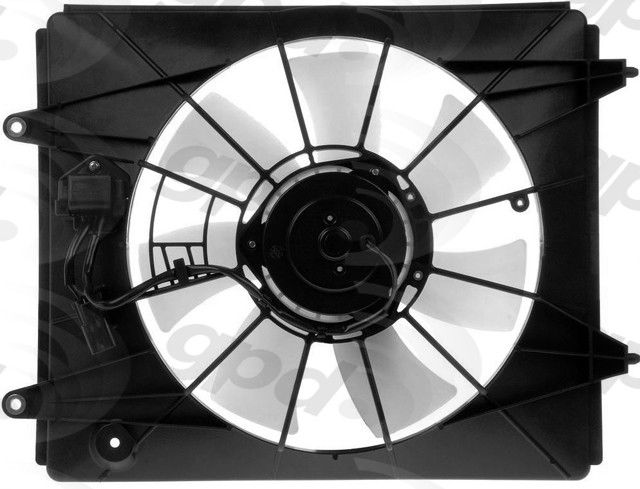 2010-2014 Honda CR-V Engine Cooling Fan Assembly - Right (Global Parts)