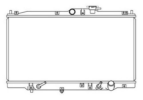 1994-1997 Honda Accord Radiator (Global Parts)