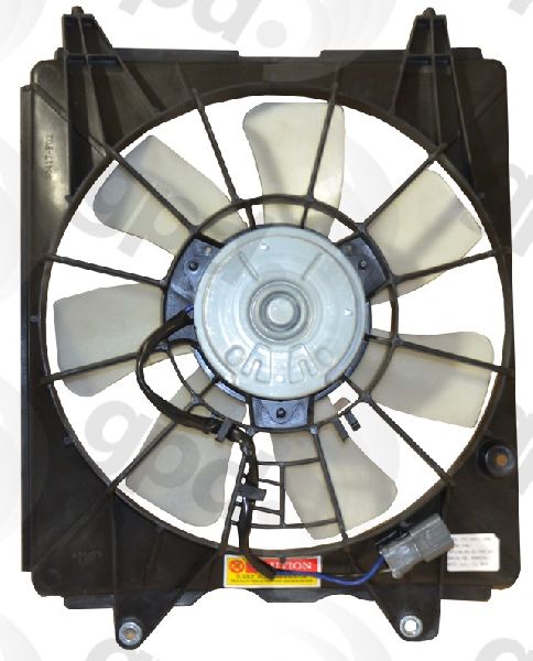 2006-2011 Honda Civic Engine Cooling Fan Assembly - Right (Global Parts)