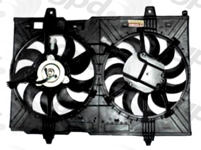 2008-2013 Nissan Rogue Engine Cooling Fan Assembly (Global Parts)