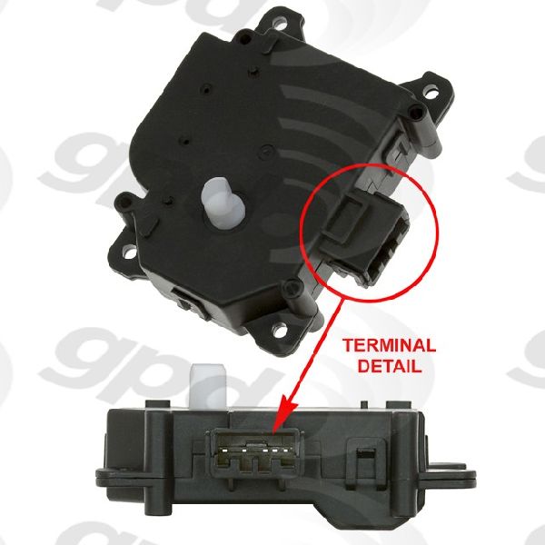 2011-2015 Chevrolet Caprice HVAC Mode Door Actuator (Global Parts)