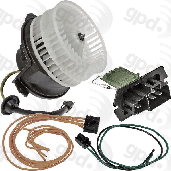 2001-2007 Dodge Caravan HVAC Blower Motor Kit - Front (Global Parts)