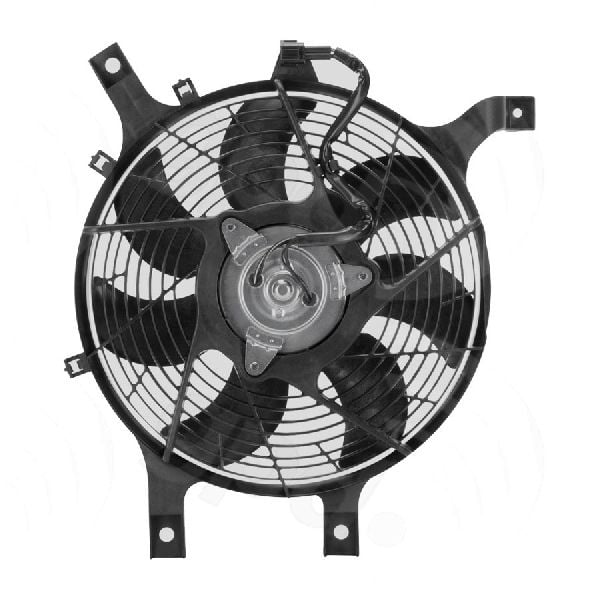 2001-2004 Nissan Frontier Engine Cooling Fan Assembly - Right (Global Parts)
