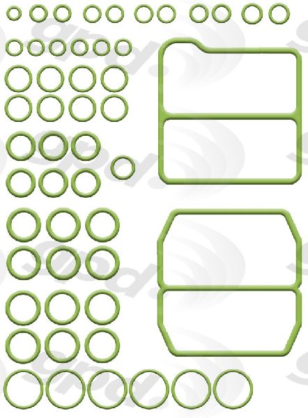 1997-2008 Porsche Boxster A/C System O-Ring and Gasket Kit (Global Parts)