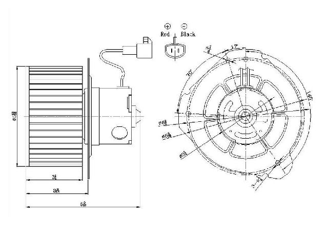 1991 Ford Explorer HVAC Blower Motor (Global Parts)