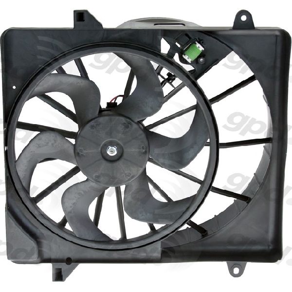 2008-2012 Jeep Liberty Engine Cooling Fan Assembly (Global Parts)
