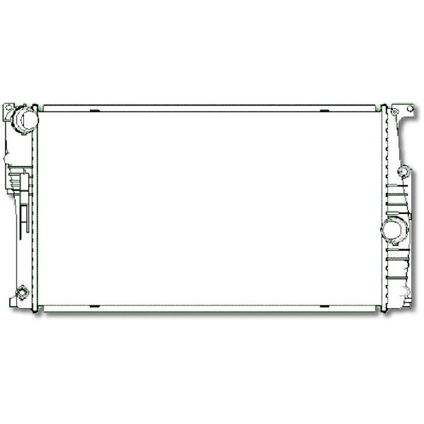 2014-2016 BMW M235i Radiator (Global Parts)
