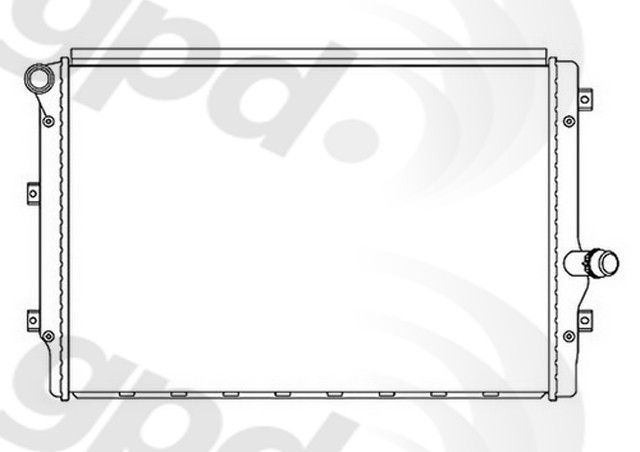 2006-2016 VOLKSWAGEN JETTA Radiator (Global Parts)