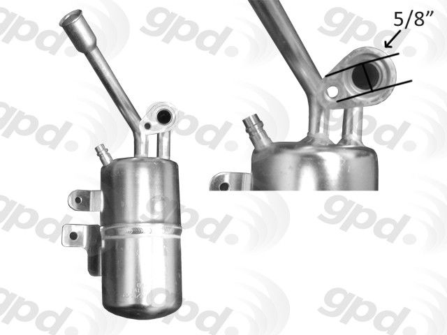2000-2007 Ford Focus A/C Accumulator (Global Parts)