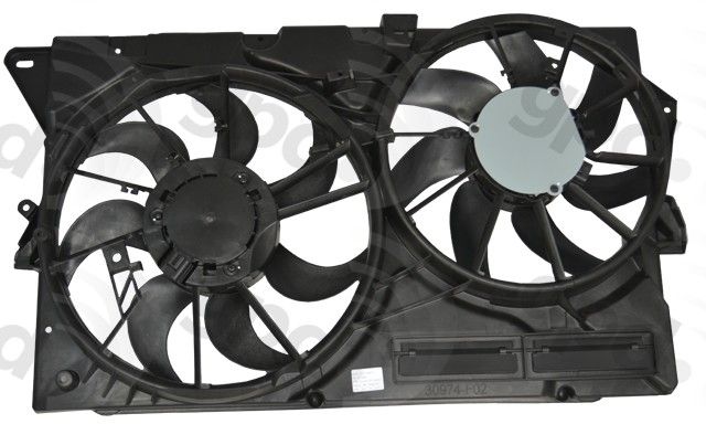 2013-2016 Lincoln MKS Engine Cooling Fan Assembly (Global Parts)
