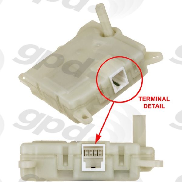1991-1995 Ford Taurus HVAC Mode Door Actuator (Global Parts)