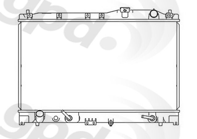 1995-1998 Acura TL Radiator (Global Parts)